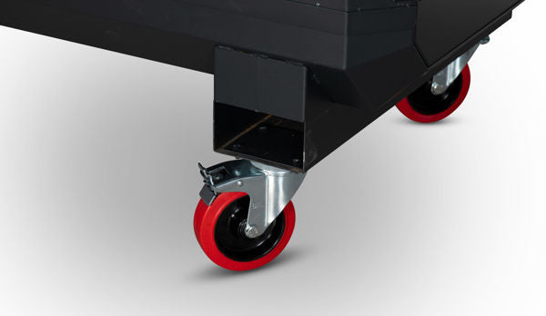 6" HD Casters 2 Swivel with brake 2 Swivel by ArmorGuard