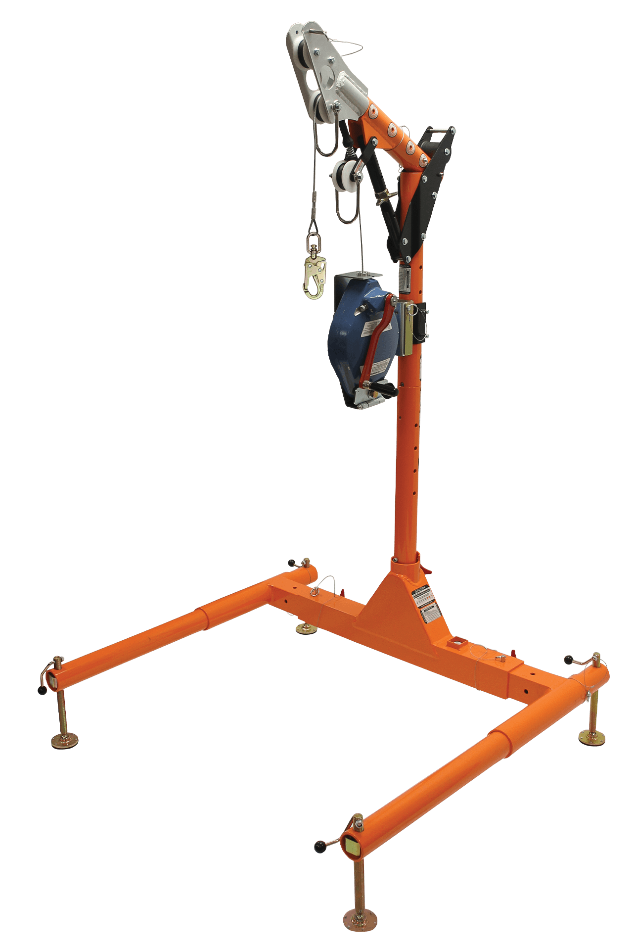 5 Piece Confined Space Davit System with 12" to 29" Offset Davit Arm