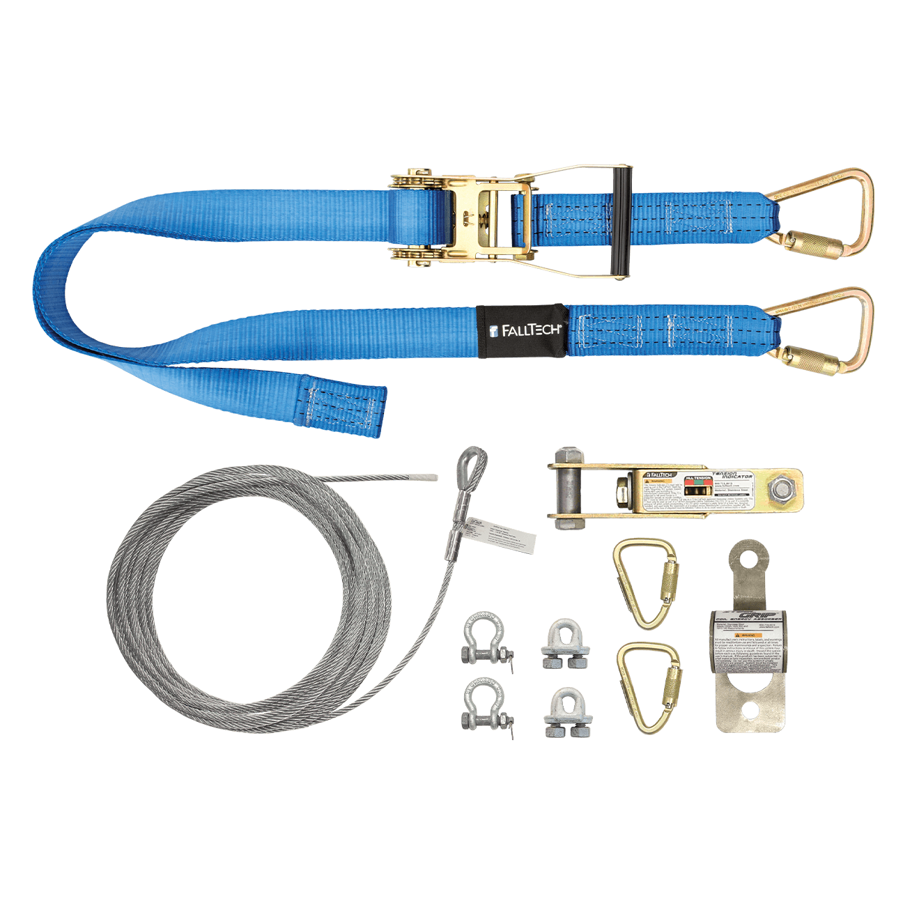 SteelGrip Plus™ Single-span Temporary Cable HLL Assembly without Anchors