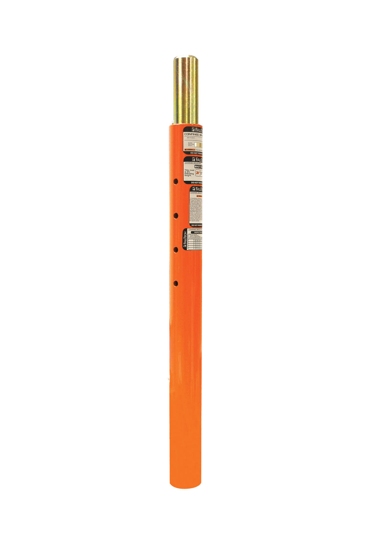 FallTech Lower Mast Extension for Confined Space Davits, 21"-57"