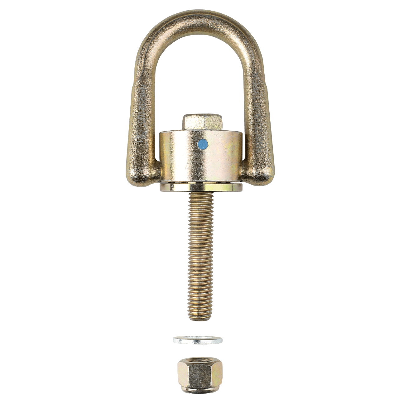 Rotating Bolt-on D-Ring Anchor w/Bolt & Nut, 10k