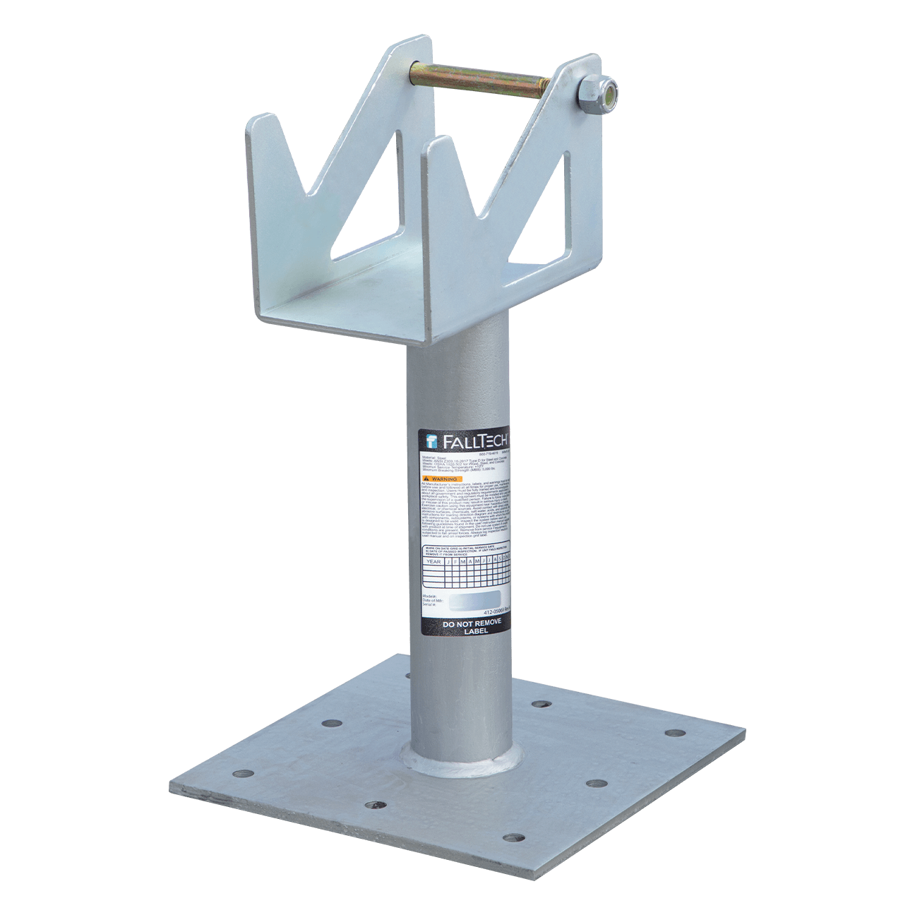 Post Anchor with Rotating SRL Cradle for Concrete and Steel