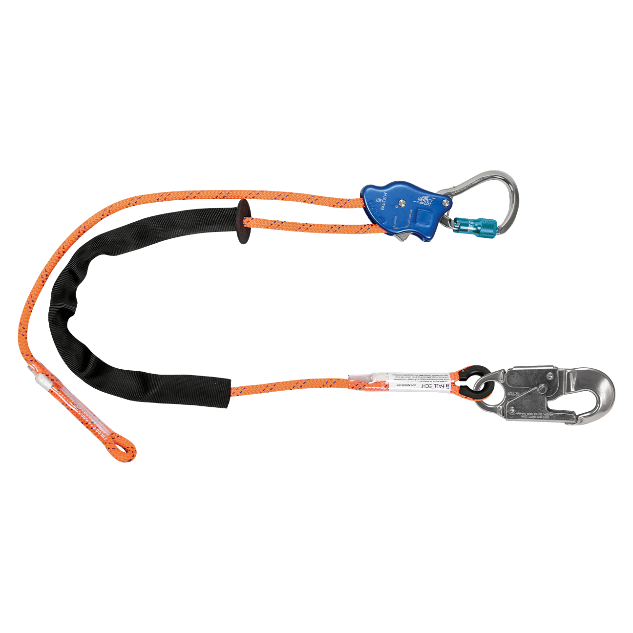 Tower Climber Rope Positioning Lanyard with Aluminum Adjuster