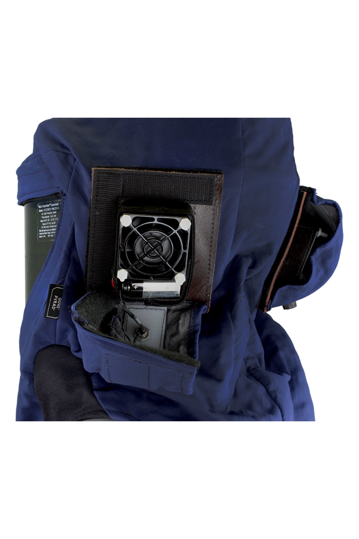 40 Cal ArcGuard Performance Arc Flash Hood with fans