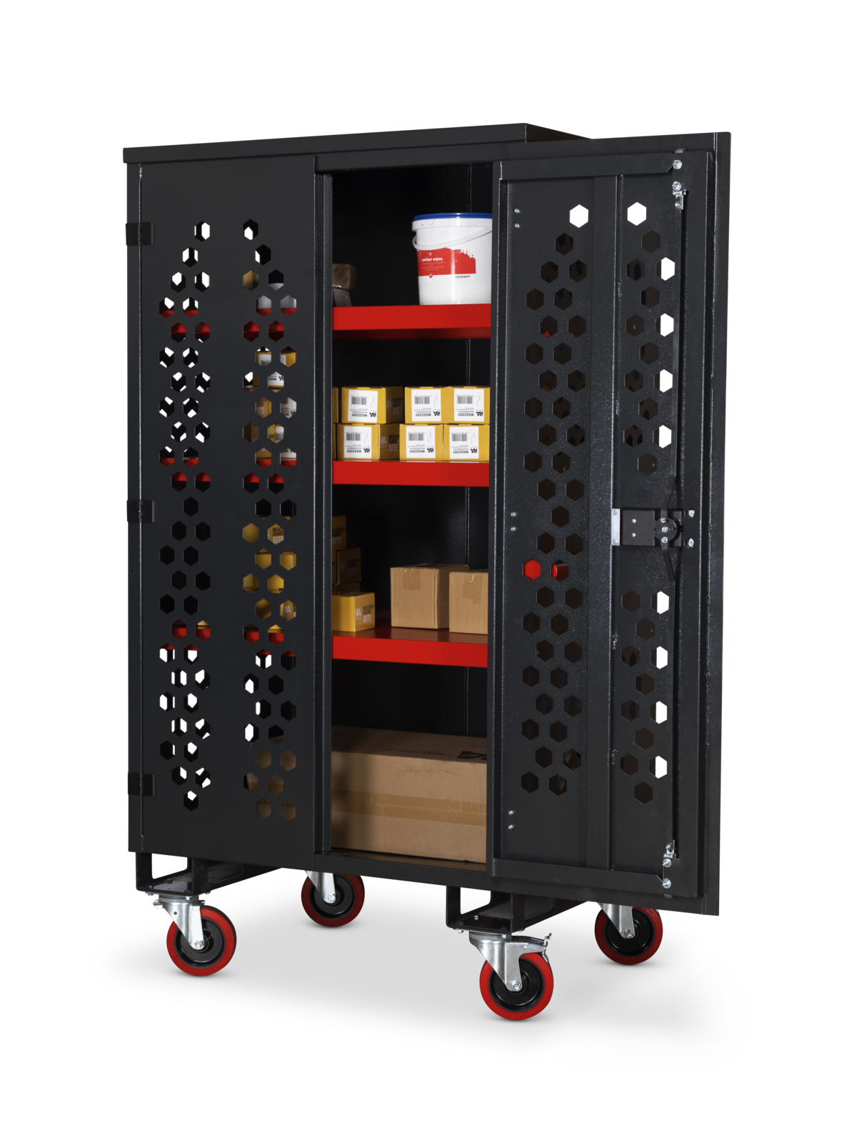 Job box, Vertical Jobsite Storage Box by ArmorGard- Fittingstor Cabinet