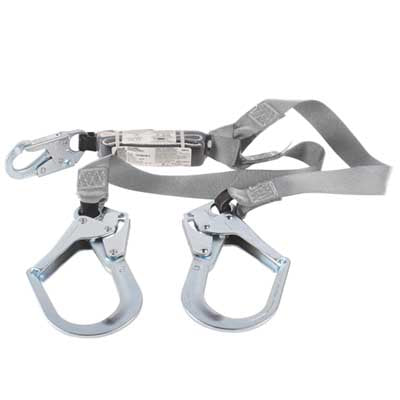 Dyna-One Twin Leg Lanyard with Large Rebar Hooks
