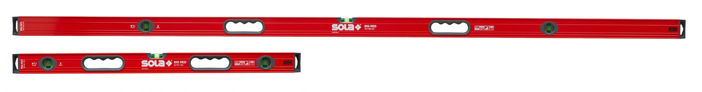 SOLA®- "Big Red" Box Beam Level-78" & 32" Jamb Set