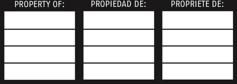 Lockout Danger Label