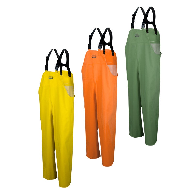801 Waterproof Bib Overalls, Green