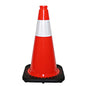 Traffic Cone with  4 Cone Collar 18 3.5lbs Orange with Black Base-TC1804OK04