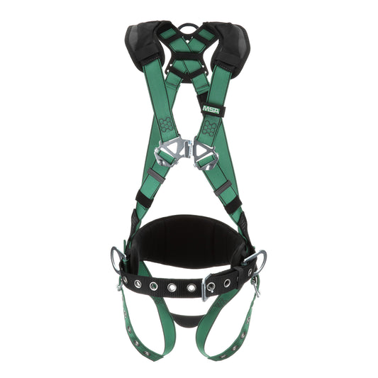 V-FORM Construction Harness, Super Extra Large, Back & Hip D-Ring, Tongue Buckle Leg Straps, Shoulder Padding