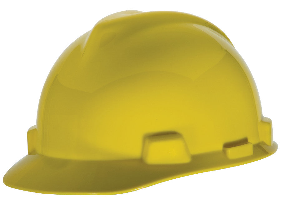 V-Gard Slotted Cap, Yellow, w/Staz-On Suspension