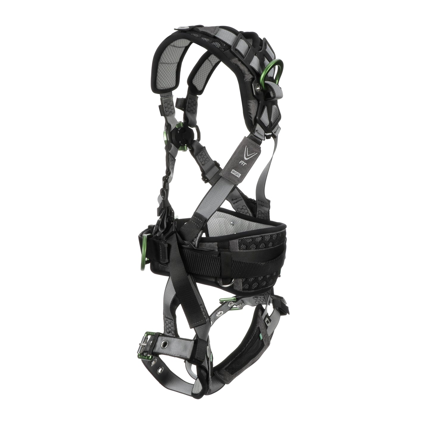 V-FIT Construction Harness, Super Extra Large, Back & Hip D-Rings, Tongue Buckle Leg Straps, Shoulder-Leg Padding