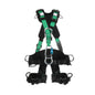 Gravity Suspension Harness, Aluminum Front-Back-Hips D-rings, Lumbar, Shoulder &amp</li><li> Leg Padding, Green Web, Small