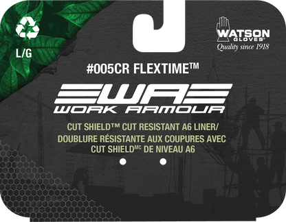 Work Armour Flextime w/ Cut - Pack of 6