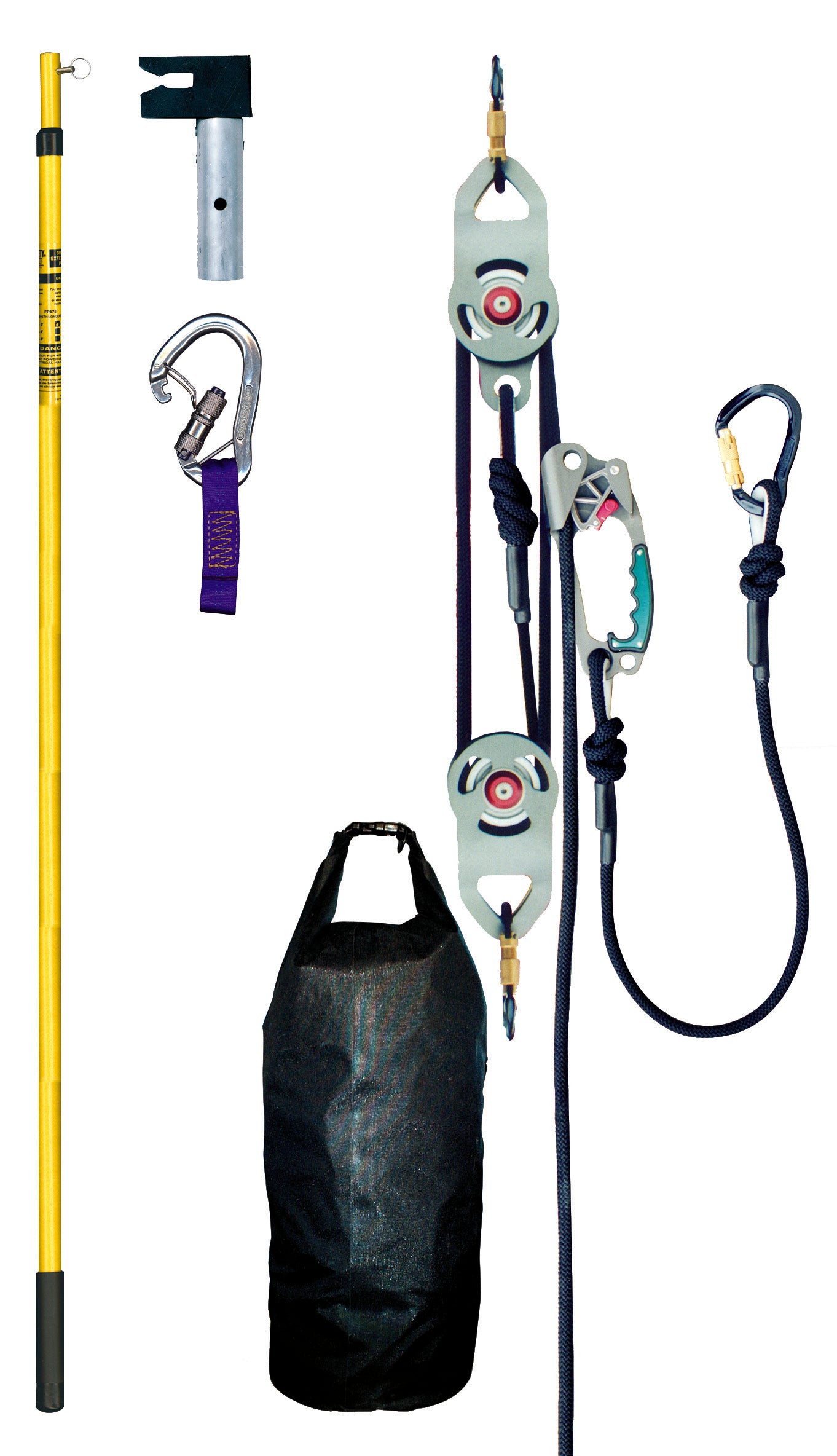 MSA Fall Rescue Utility System Complete Kit with Pole – Supplynow Limited