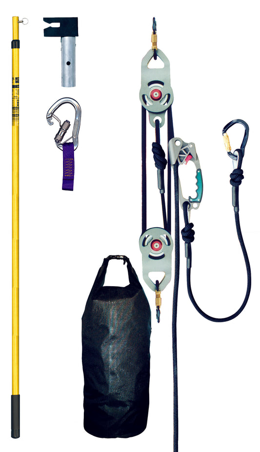 MSA Fall Rescue Utility System Complete Kit with Pole