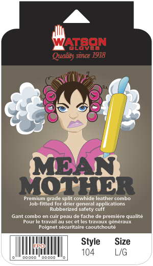 Watson Gloves Mean Mother, Pack of 6