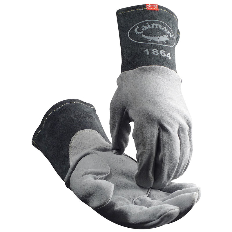 Caiman Premium Split Deerskin TIG Glove, Pack of 6