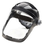 Quad™ 500 Series Polycarbonate Face Shields - Ratcheting - Chin and Side Guard
