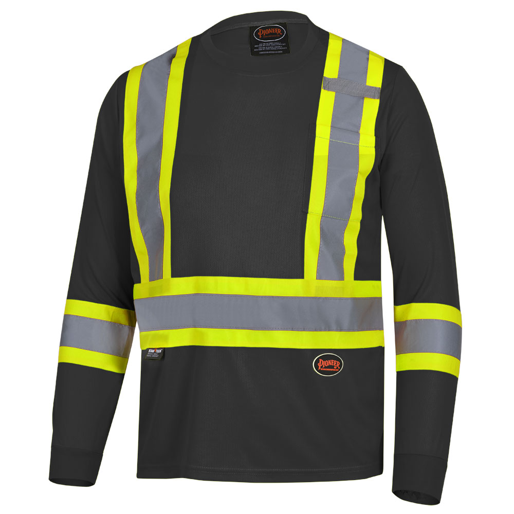Bird's-Eye Long-Sleeved Safety Shirt