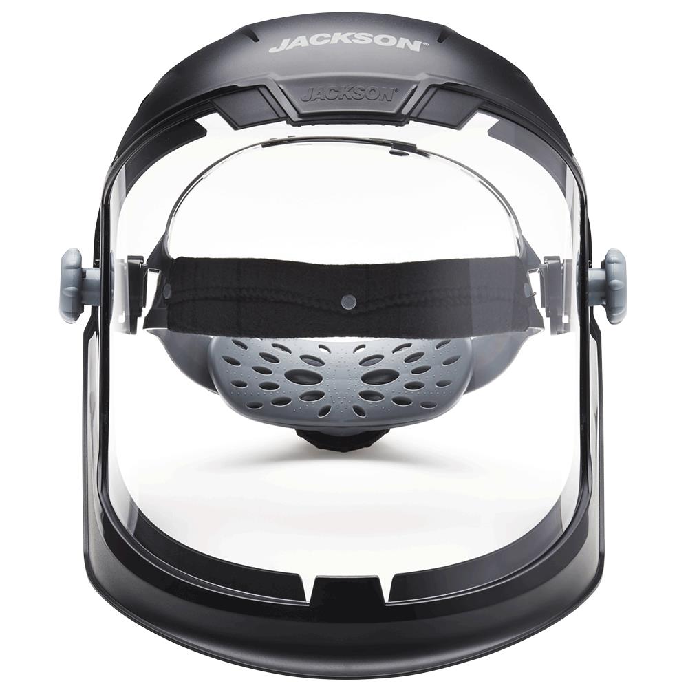 Maxview™ Series Polycarbonate Face Shields - Ratcheting - Chin and Side Guard