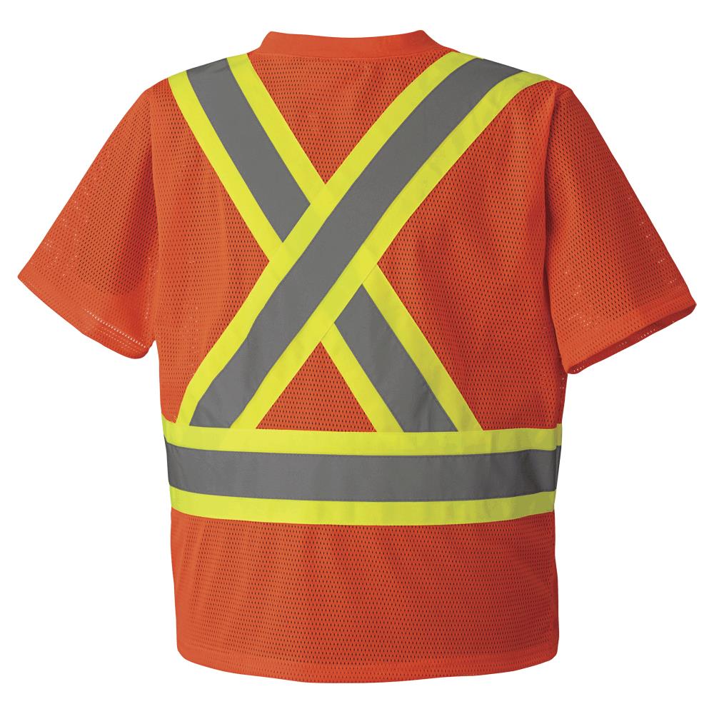 Hi-Vis Safety T-Shirt Polyester Mesh