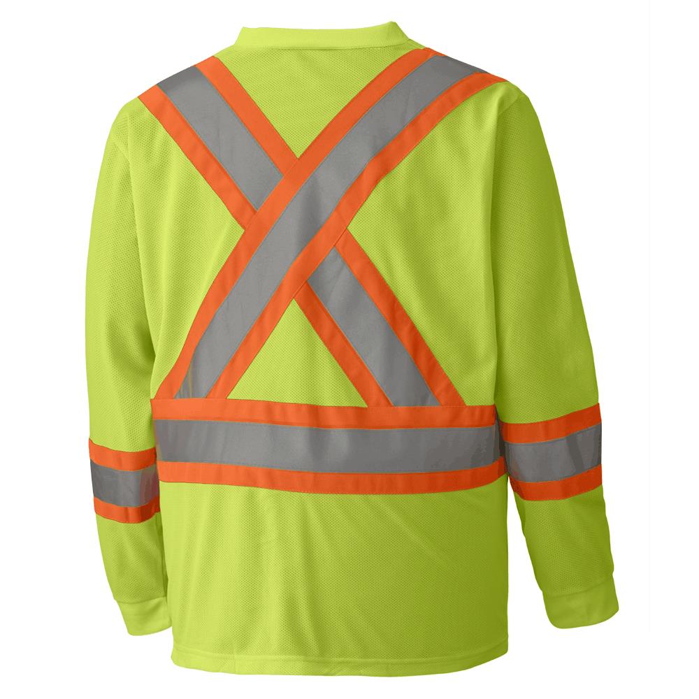 Long-Sleeved Safety Shirt - Micro Mesh