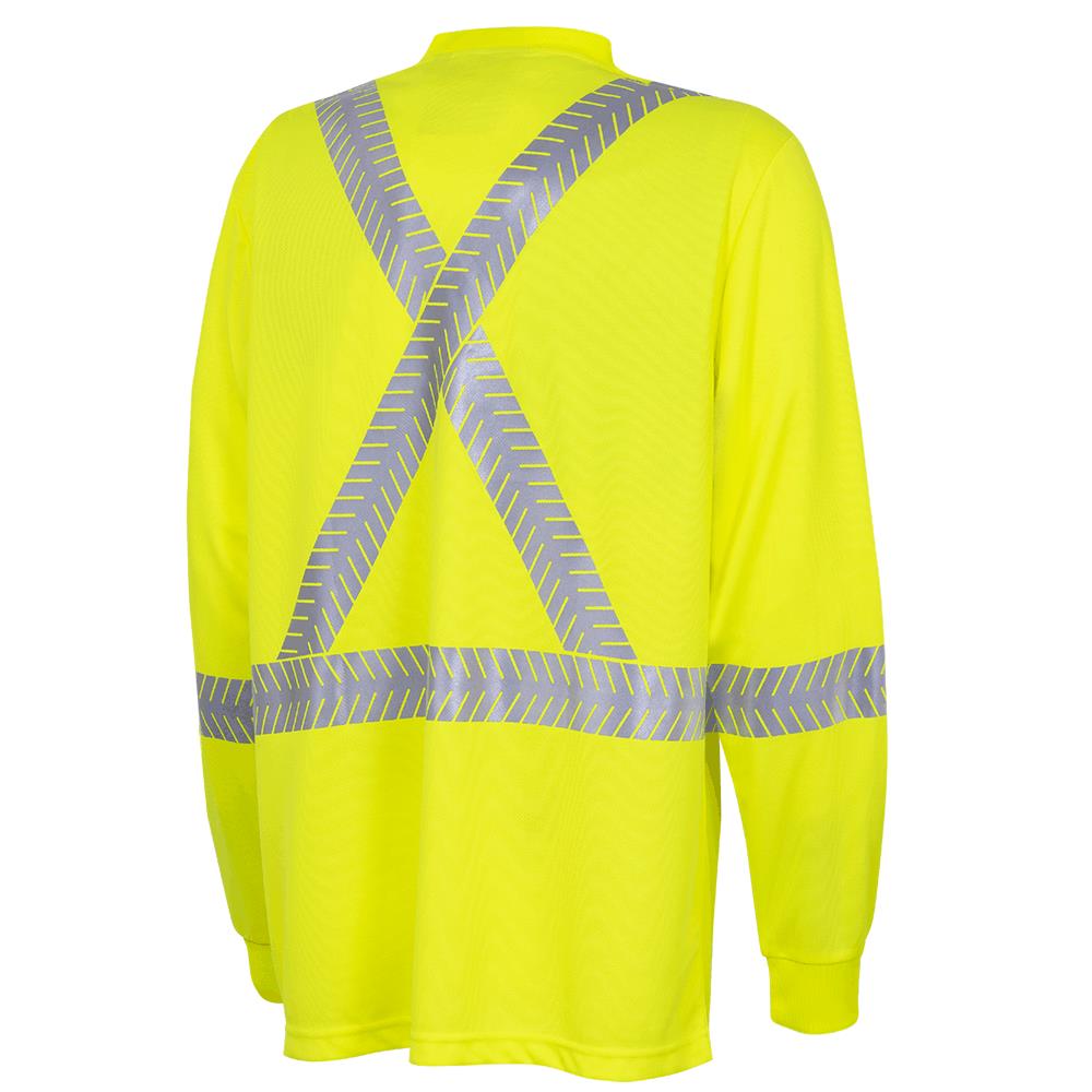CoolPass® Hi-Vis Long-Sleeved Safety Shirt
