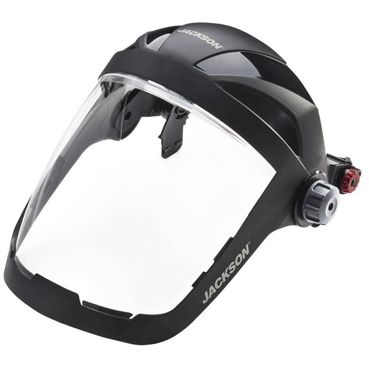 Quad™ 500 Series Polycarbonate Face Shields - Universal Adapter - Chin and Side Guard