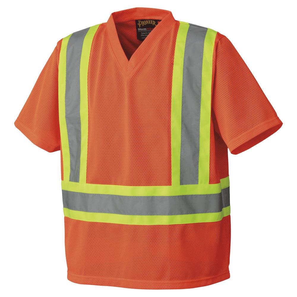 Hi-Vis Safety T-Shirt Polyester Mesh