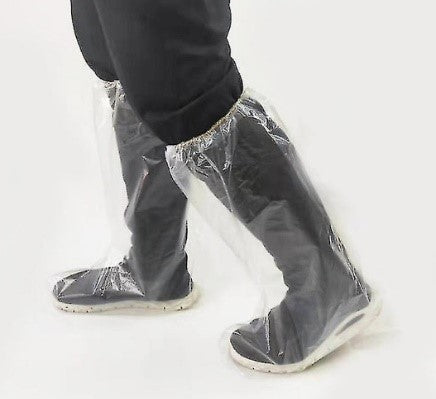 CoverMe Polyethylene (PE) Boot Covers 19.5" - Clear (Case of 1,000) - supplynow.ca