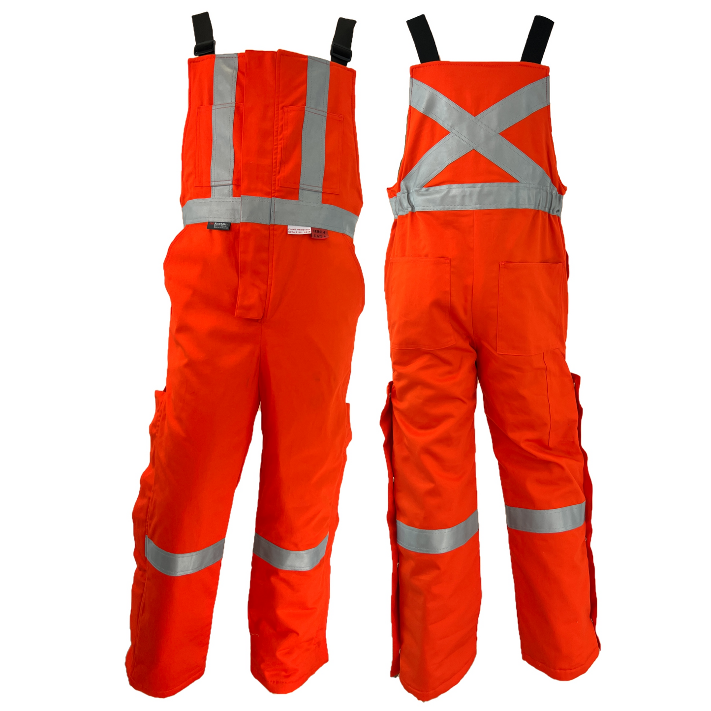 FR/AR Insulated Bib, Orange