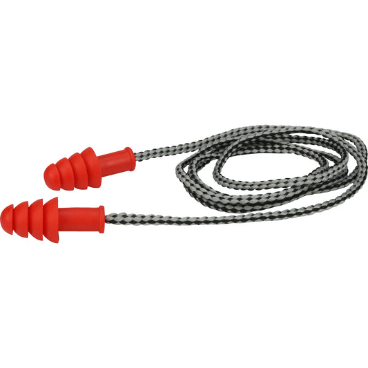 Reusable TPR Corded Ear Plugs - NRR 27