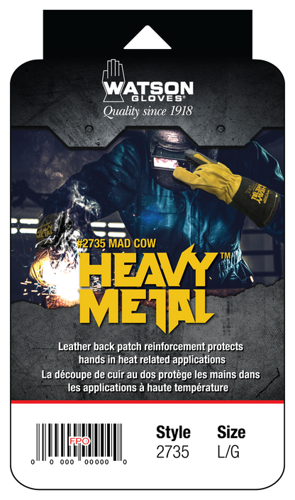 Heavy Metal Mad Cow Welder - Pack of 6