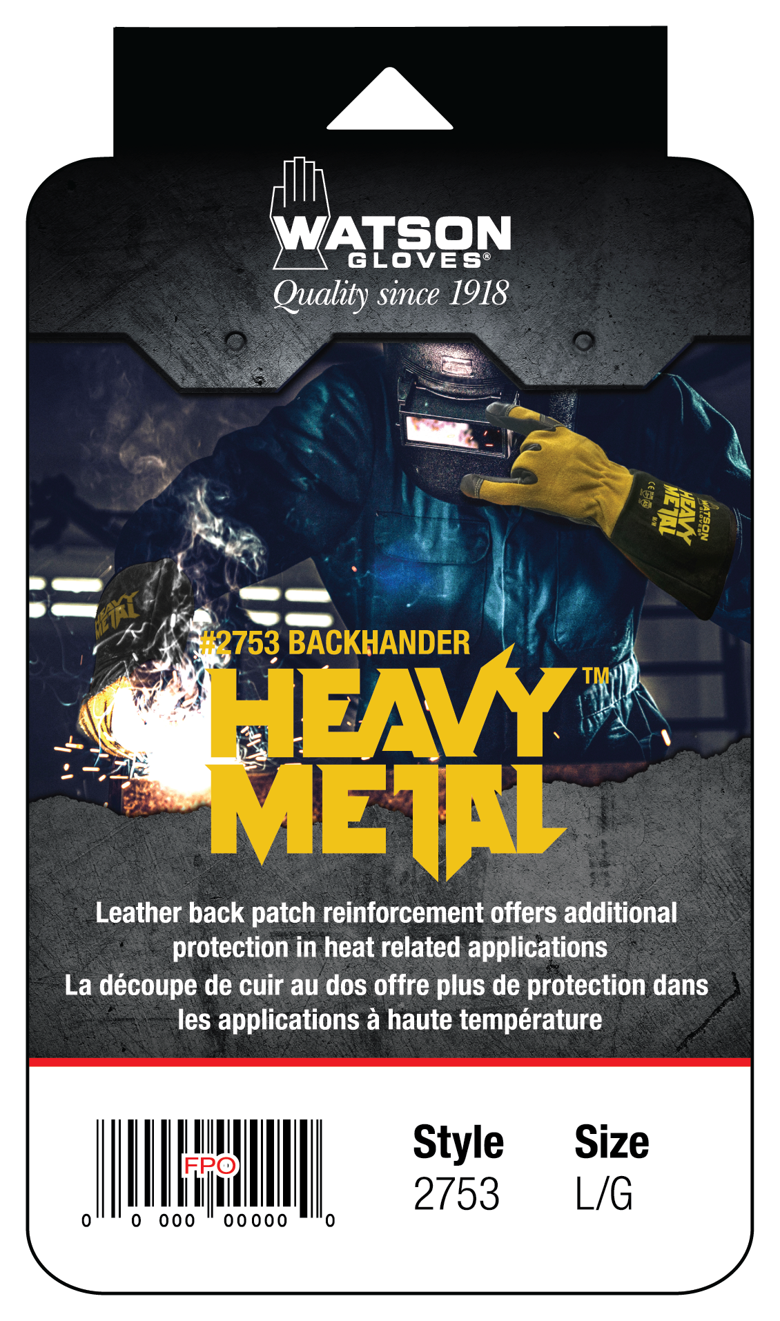 Heavy Metal Backhander - Pack of 6