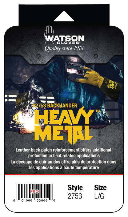Heavy Metal Backhander - Pack of 6