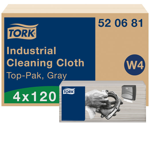 Tork Industrial Cleaning Cloth Gray W4