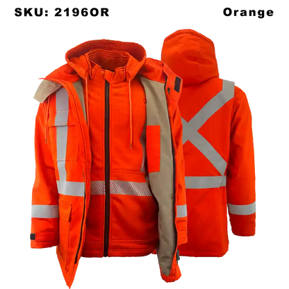 3 in 1  FR Winter Parka with 2" Stripe Cat 2