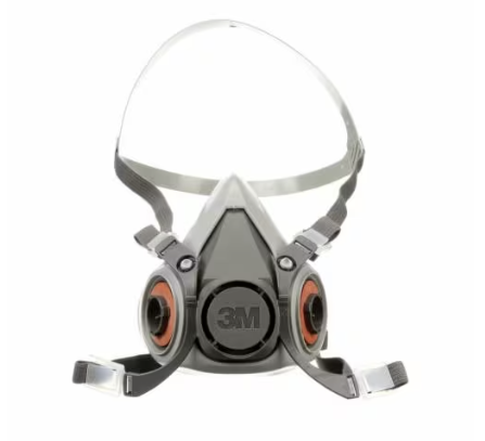 3m 6100 Half Face Respirator, Small
