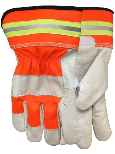 Watson Gloves Hi Vis Buffalo Grain - Pack of 6