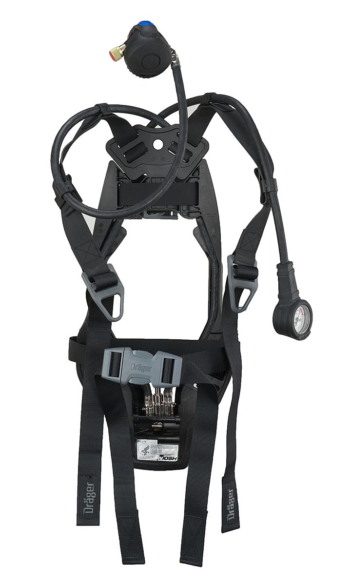 Dräger PAS® Lite NIOSH Backplate with Harness