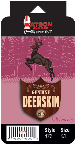 Watson Gloves Wild Deerskin For Her - Pack of 12
