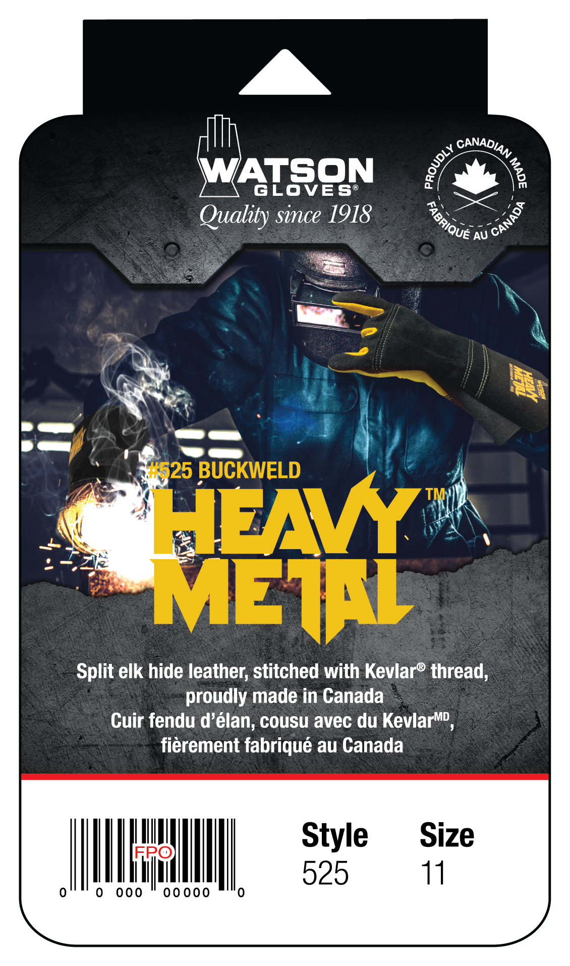 Heavy Metal Buckweld, Pack of 6