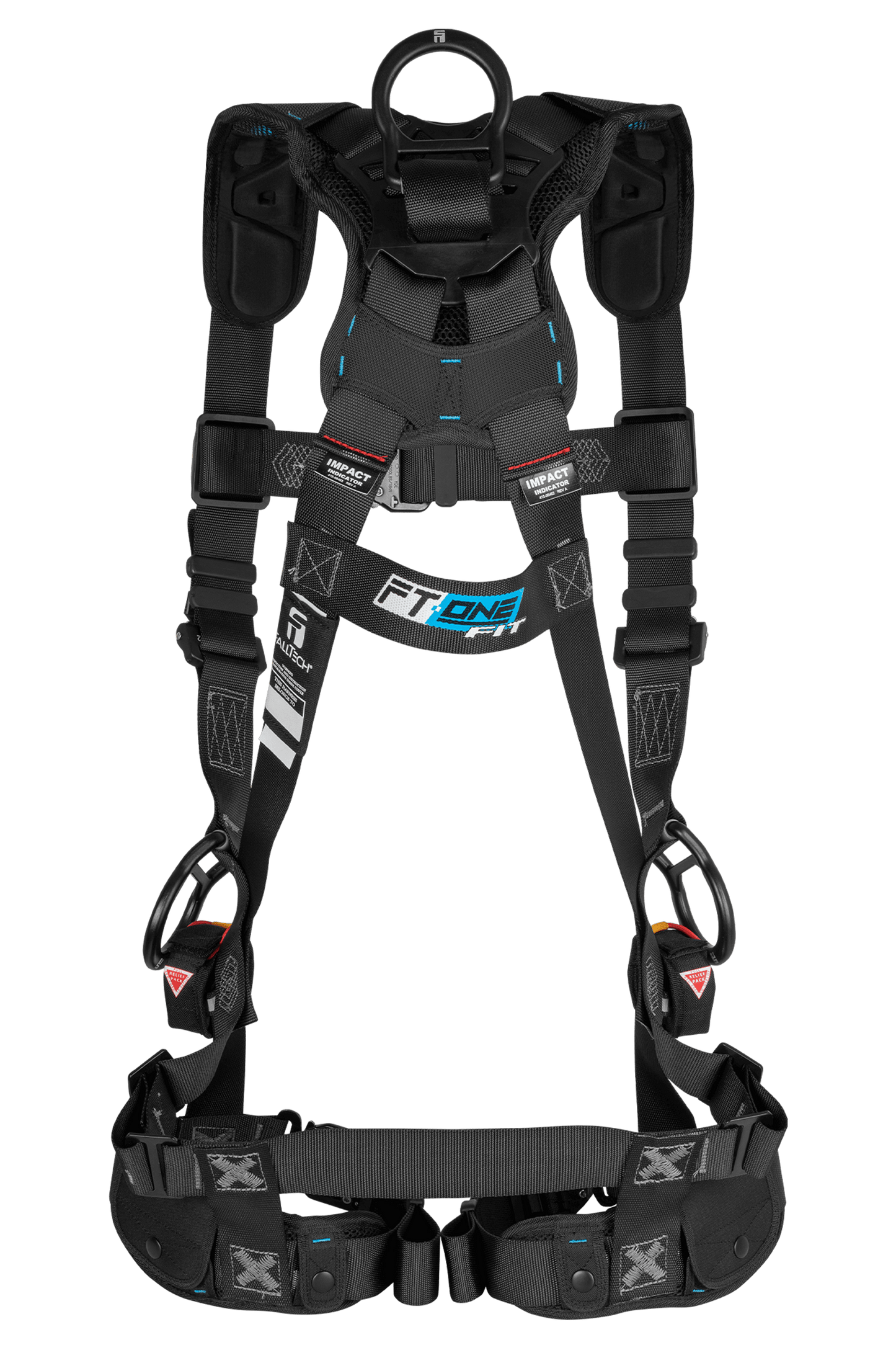 Women's FT-ONE FIT Harness with Quick Connect Chest and Leg Straps, Side and Back D-Rings