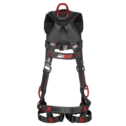 FT-Iron 3D+FD Climbing Non-Belted Full Body Harness, Quick Connect Adjustments