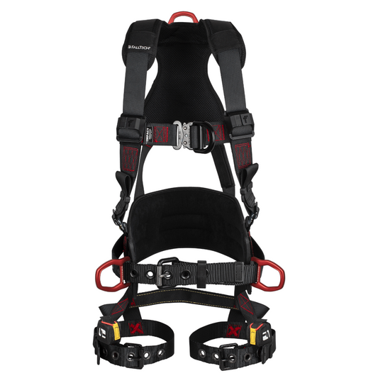 FT-Iron 4D Construction Climbing Full Body Harness, Tongue Buckle Leg Adjustments