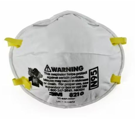 3M 8210 N95 Disposable Respirators