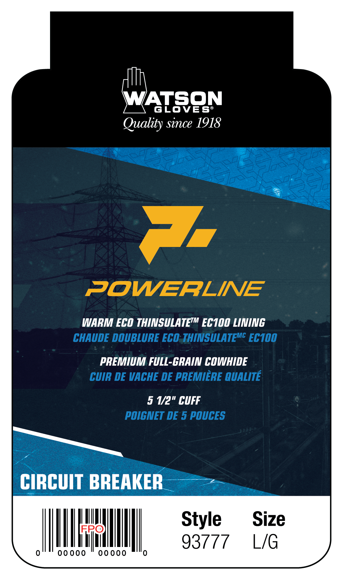 Powerline Lined Circuit Breaker - Pack of 6