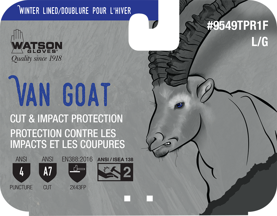 Van Goat Impact Long Cuff - Pack of 6